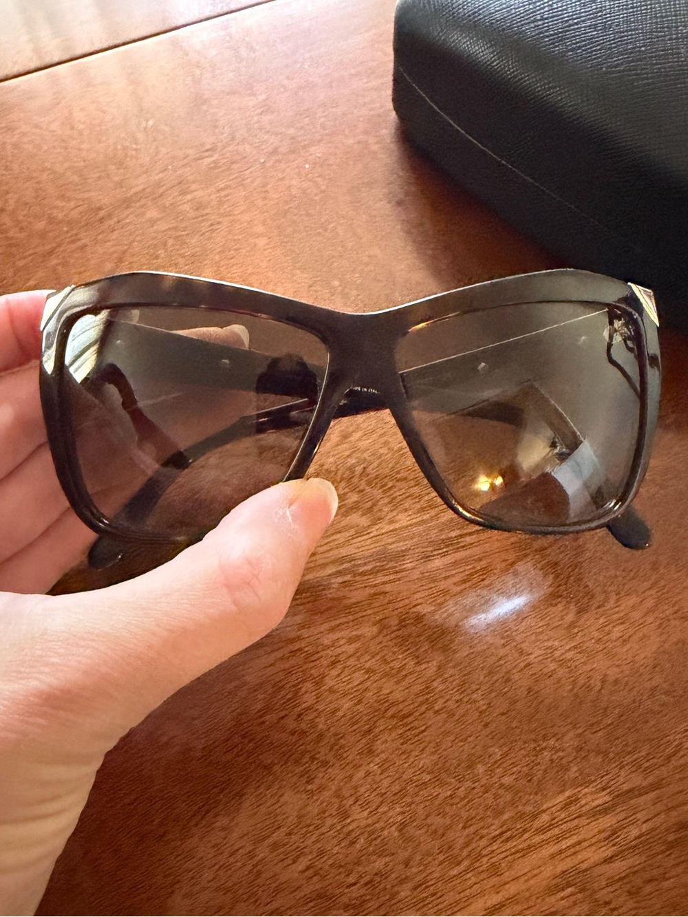 Stella McCartney Vintage SM 4015 Tortoise Havana Silver Sunglasses HTF Model Y2K